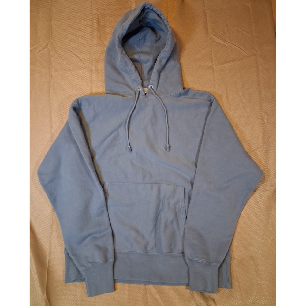 Champion Reverse Weave Hoodie Mens Large Blue GDS101 Pullover Sweatshirt